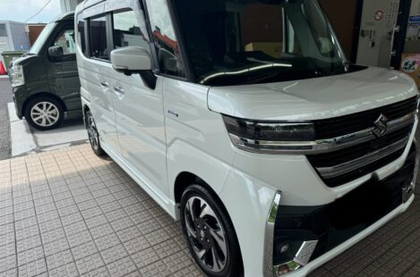 スペーシアカスタム、ボディーコーティング✨