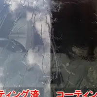 窓ガラス撥水コーティング✨