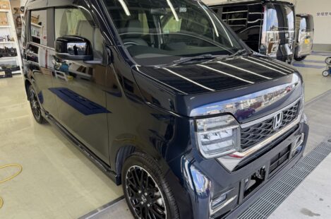 N-WGN、ボディー磨き✨